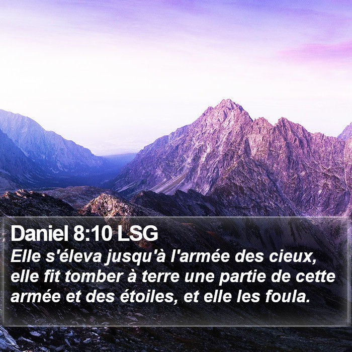 Daniel 8:10 LSG Bible Study