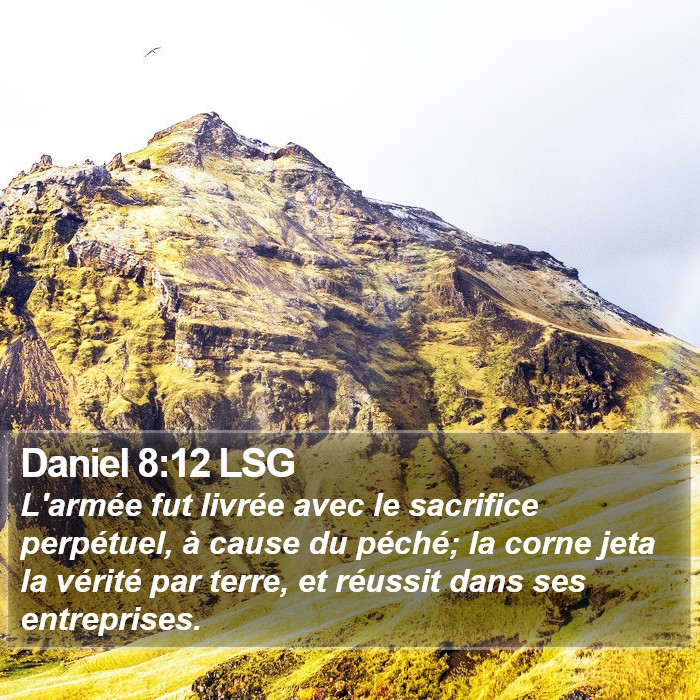 Daniel 8:12 LSG Bible Study