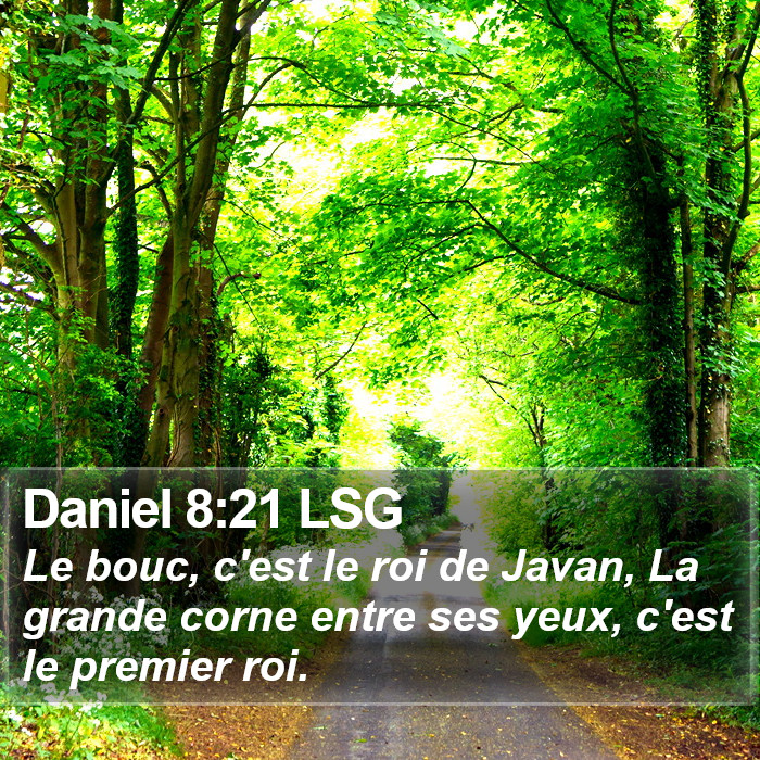 Daniel 8:21 LSG Bible Study