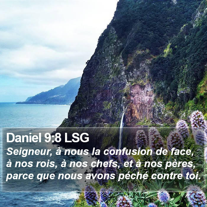 Daniel 9:8 LSG Bible Study
