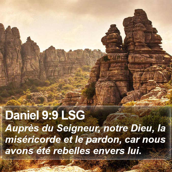 Daniel 9:9 LSG Bible Study