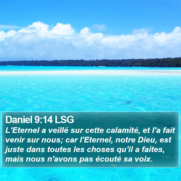 Daniel 9:14 LSG Bible Study