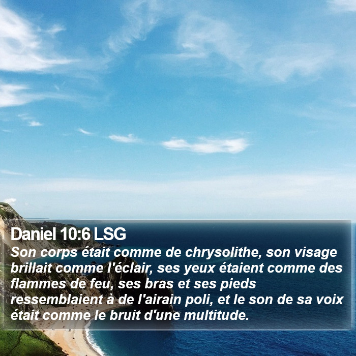 Daniel 10:6 LSG Bible Study