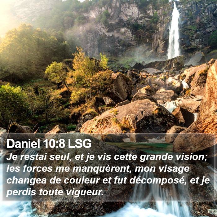 Daniel 10:8 LSG Bible Study