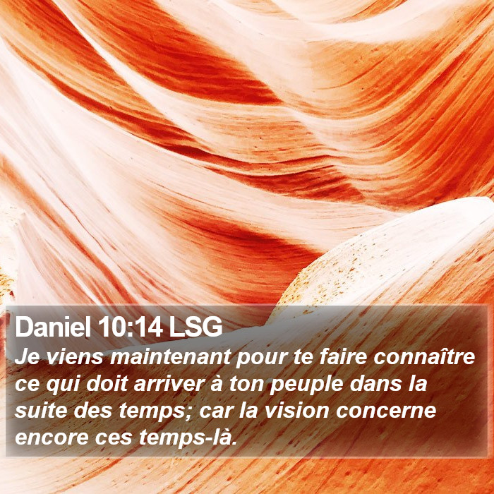 Daniel 10:14 LSG Bible Study