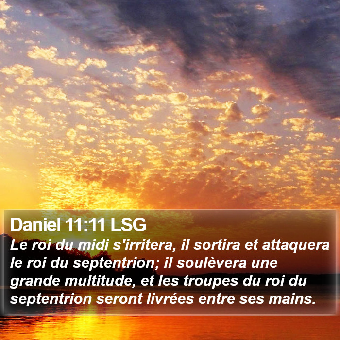Daniel 11:11 LSG Bible Study