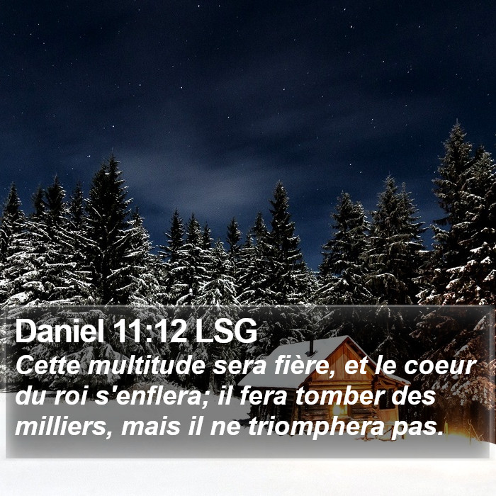 Daniel 11:12 LSG Bible Study
