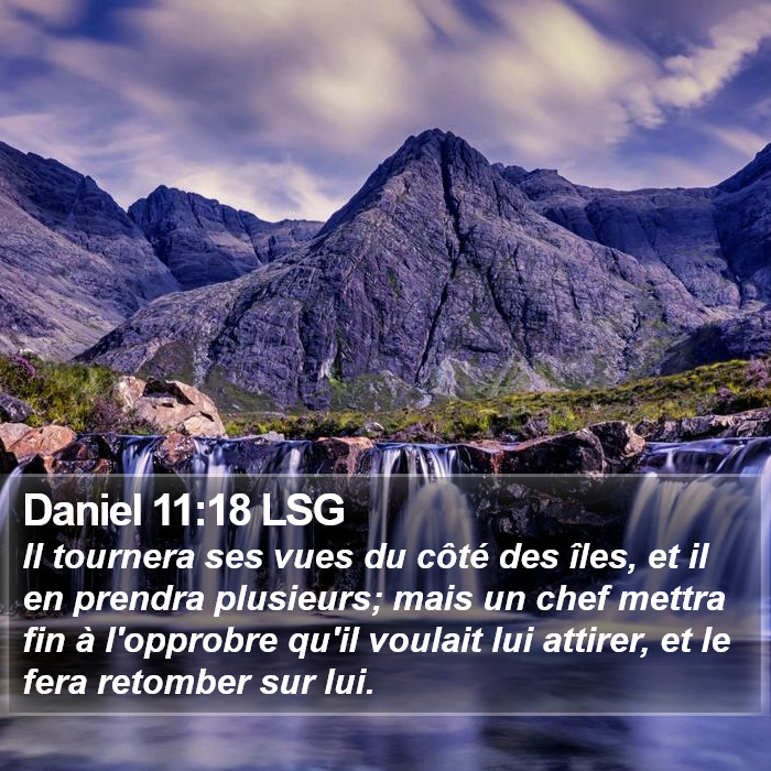 Daniel 11:18 LSG Bible Study