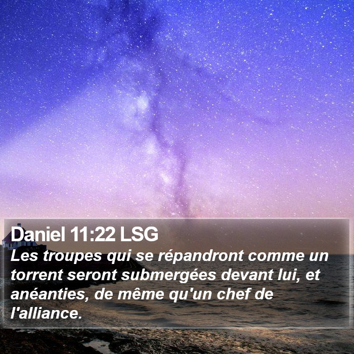 Daniel 11:22 LSG Bible Study