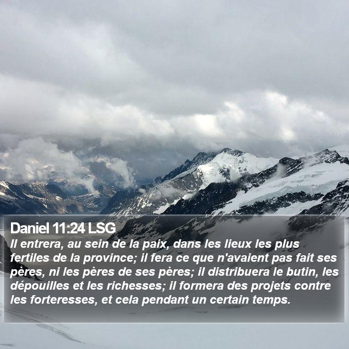 Daniel 11:24 LSG Bible Study