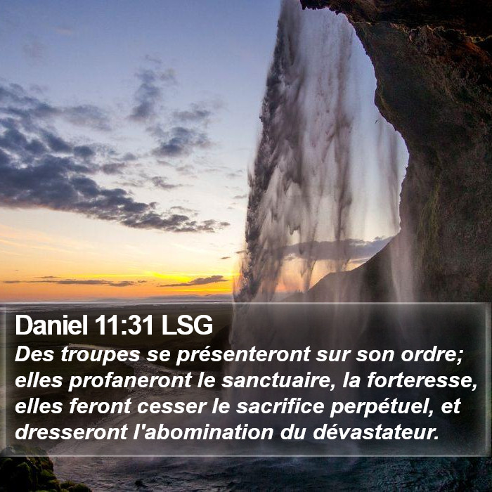 Daniel 11:31 LSG Bible Study