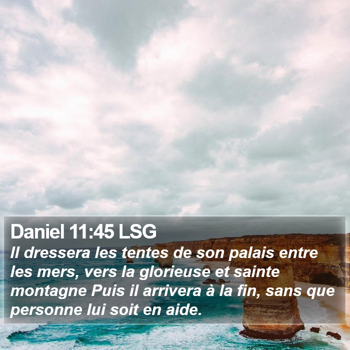 Daniel 11:45 LSG Bible Study