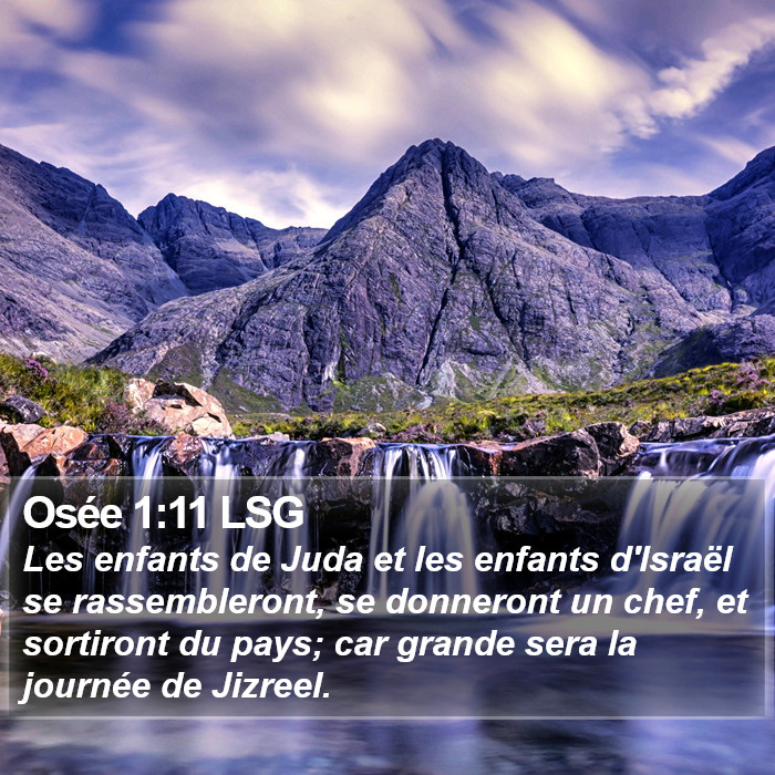 Osée 1:11 LSG Bible Study