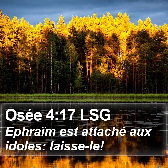Osée 4:17 LSG Bible Study