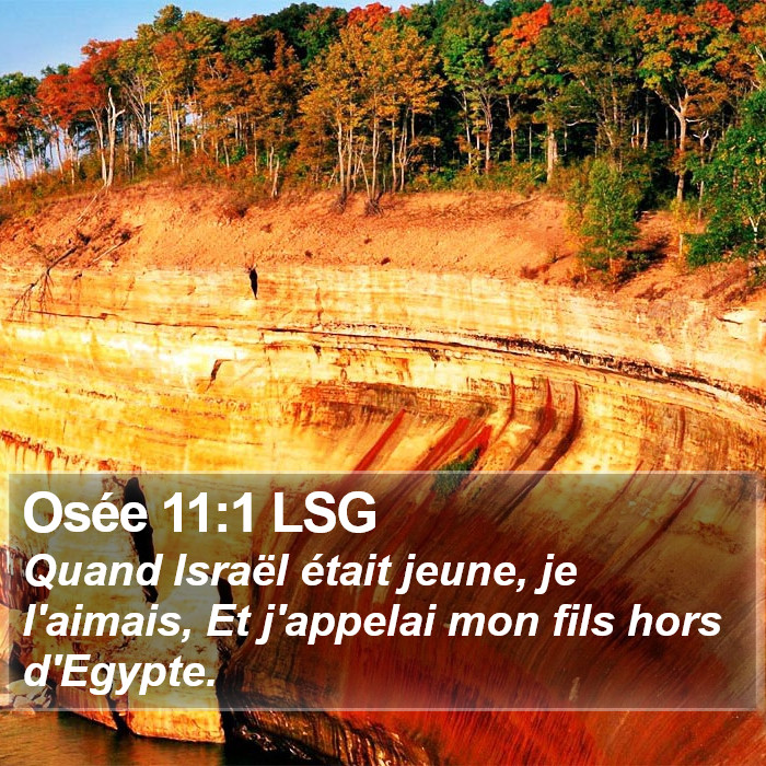 Osée 11:1 LSG Bible Study