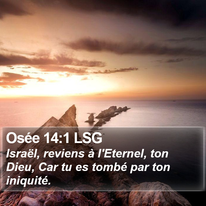 Osée 14:1 LSG Bible Study