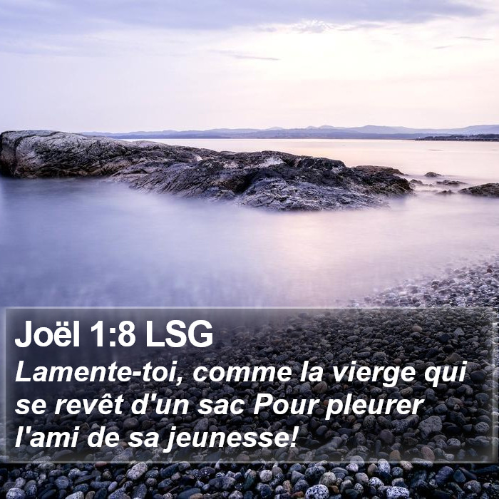 Joël 1:8 LSG Bible Study