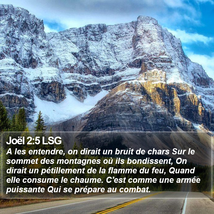 Joël 2:5 LSG Bible Study