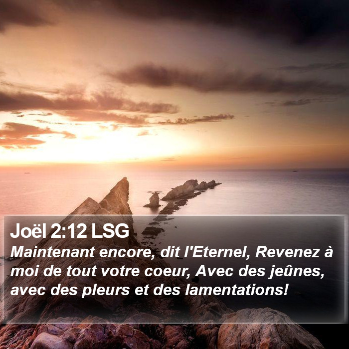 Joël 2:12 LSG Bible Study