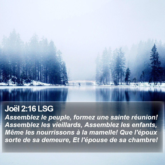 Joël 2:16 LSG Bible Study