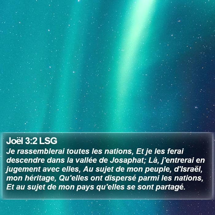 Joël 3:2 LSG Bible Study