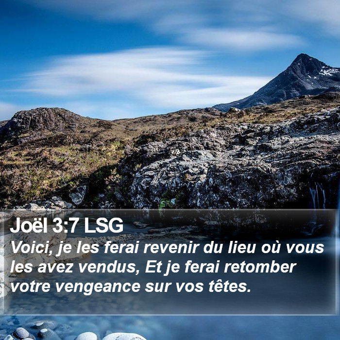 Joël 3:7 LSG Bible Study