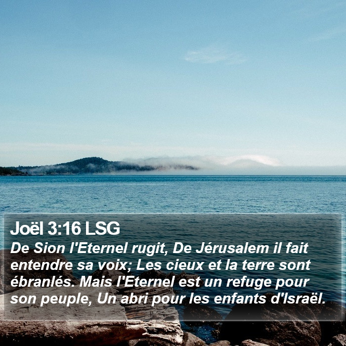 Joël 3:16 LSG Bible Study