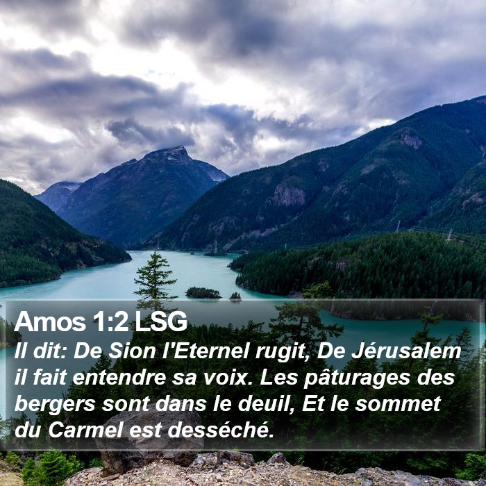 Amos 1:2 LSG Bible Study