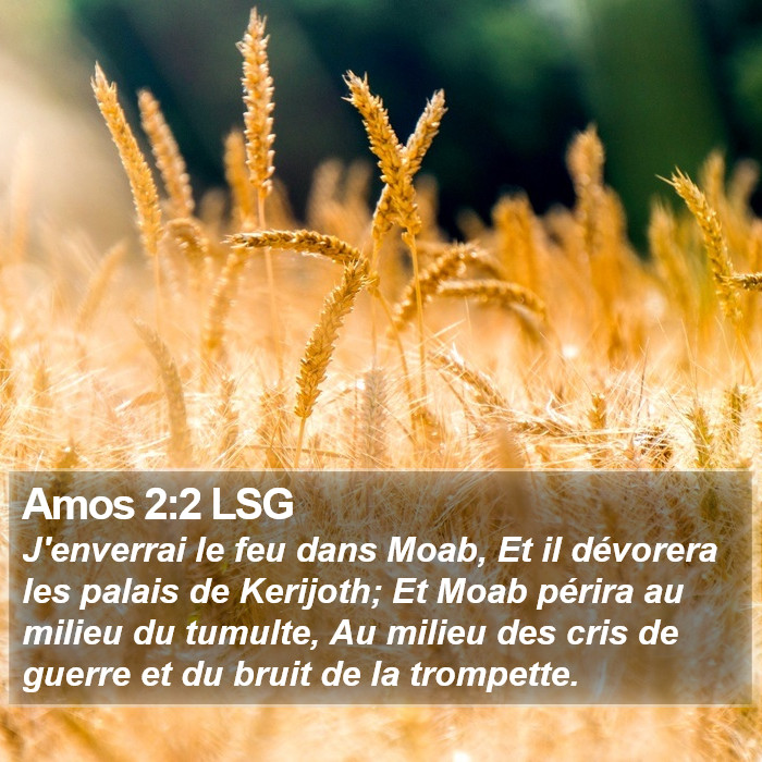 Amos 2:2 LSG Bible Study