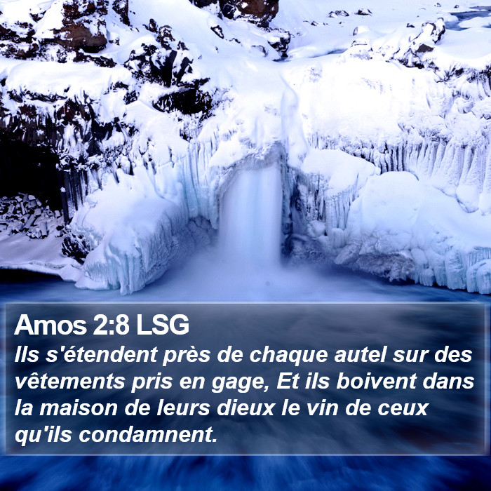 Amos 2:8 LSG Bible Study