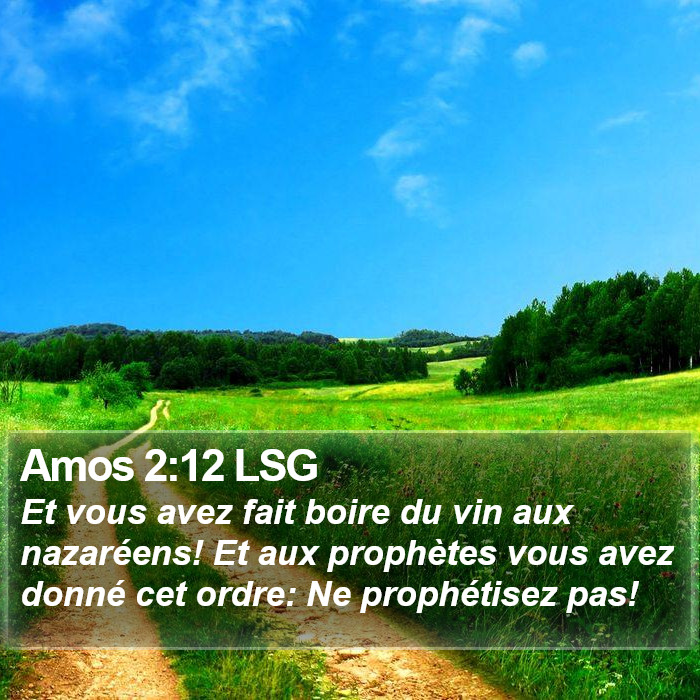 Amos 2:12 LSG Bible Study