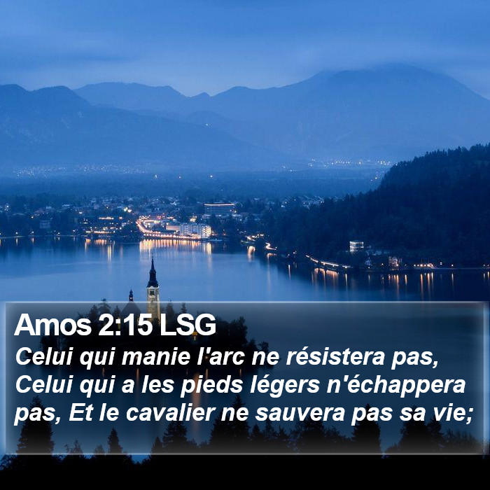 Amos 2:15 LSG Bible Study