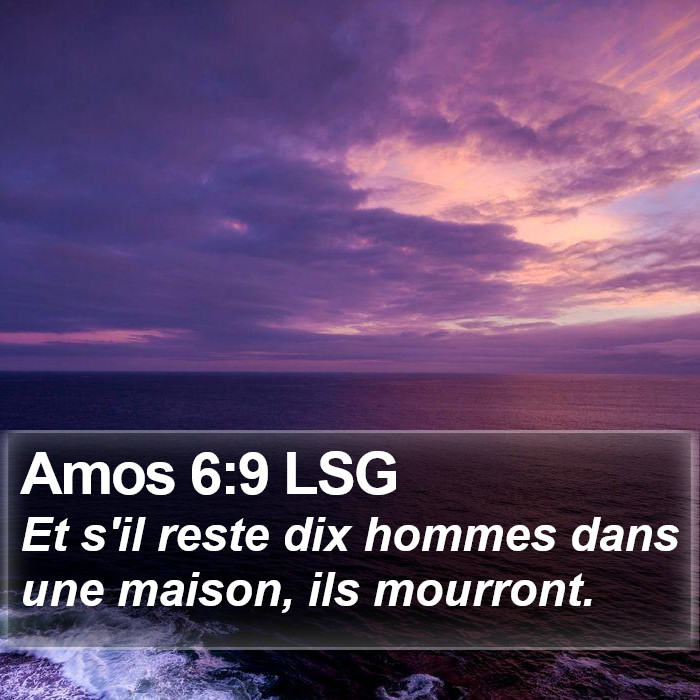 Amos 6:9 LSG Bible Study