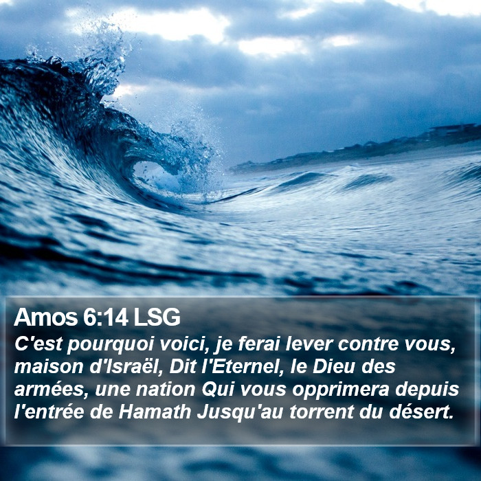 Amos 6:14 LSG Bible Study