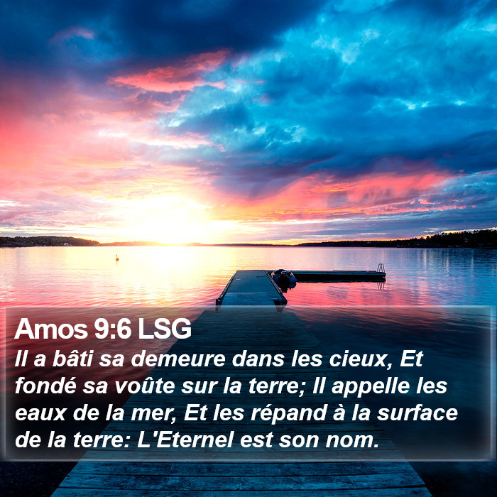 Amos 9:6 LSG Bible Study