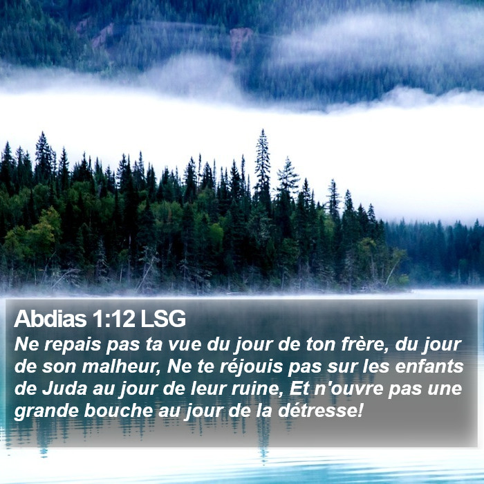 Abdias 1:12 LSG Bible Study