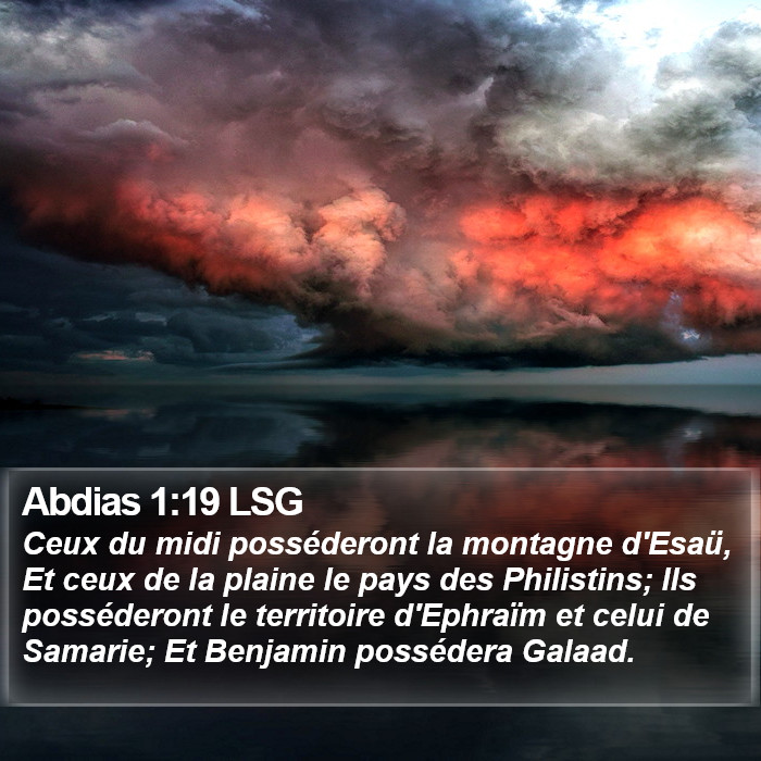 Abdias 1:19 LSG Bible Study