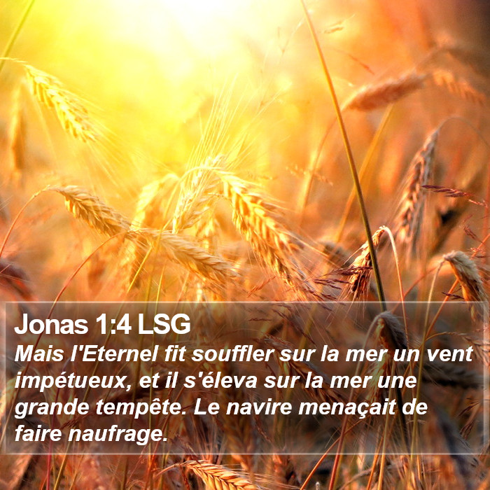 Jonas 1:4 LSG Bible Study