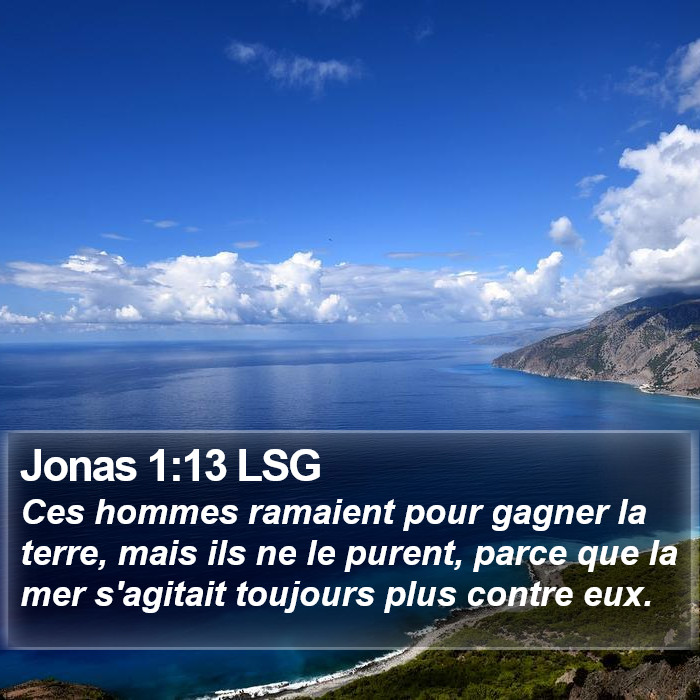 Jonas 1:13 LSG Bible Study