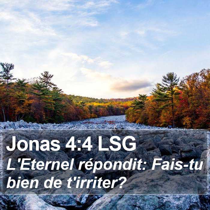 Jonas 4:4 LSG Bible Study