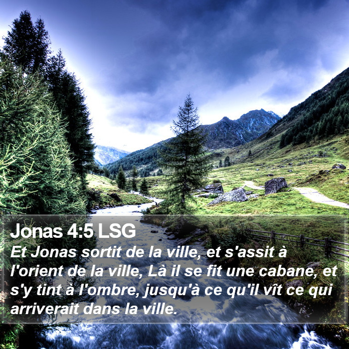 Jonas 4:5 LSG Bible Study
