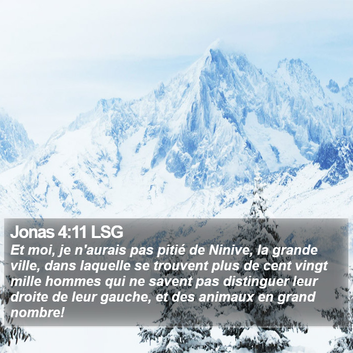 Jonas 4:11 LSG Bible Study