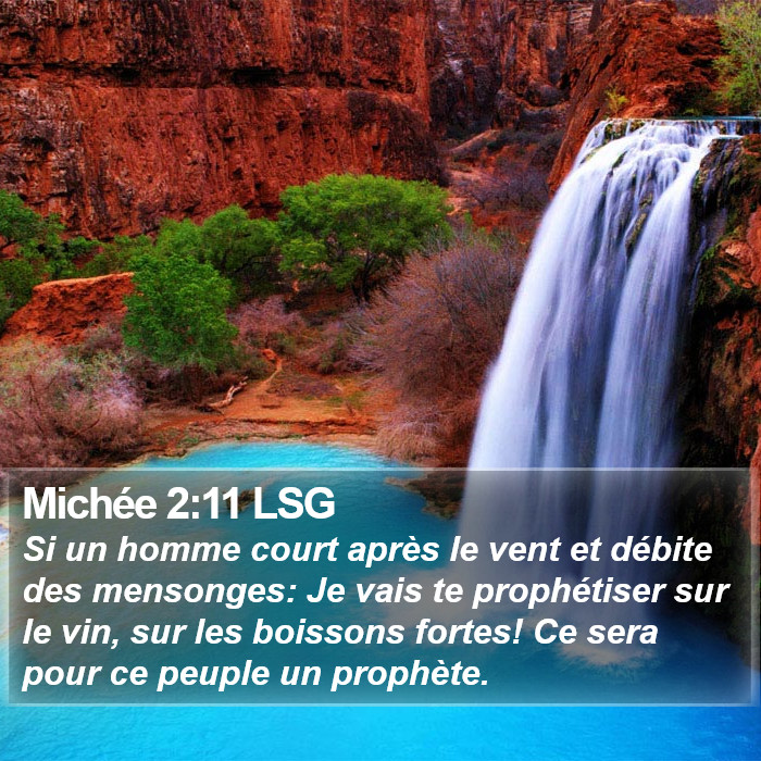 Michée 2:11 LSG Bible Study