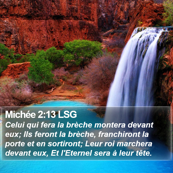 Michée 2:13 LSG Bible Study