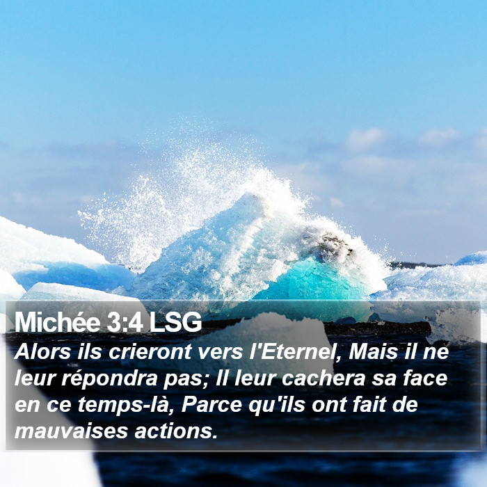 Michée 3:4 LSG Bible Study