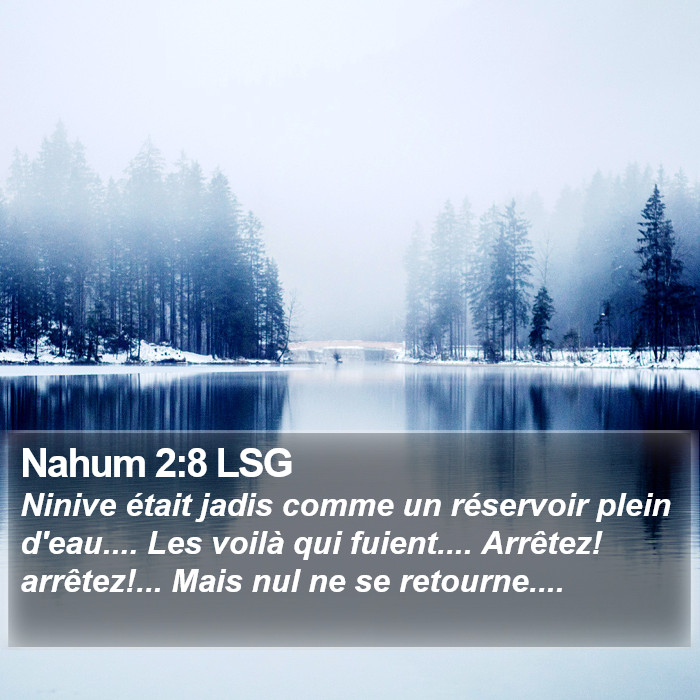 Nahum 2:8 LSG Bible Study