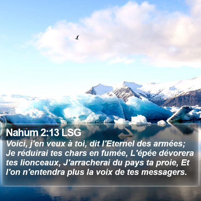 Nahum 2:13 LSG Bible Study