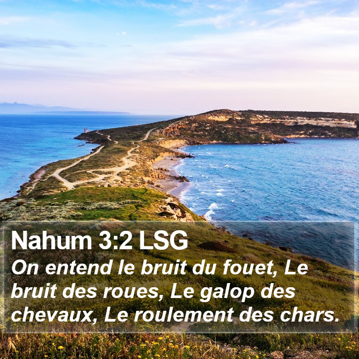 Nahum 3:2 LSG Bible Study
