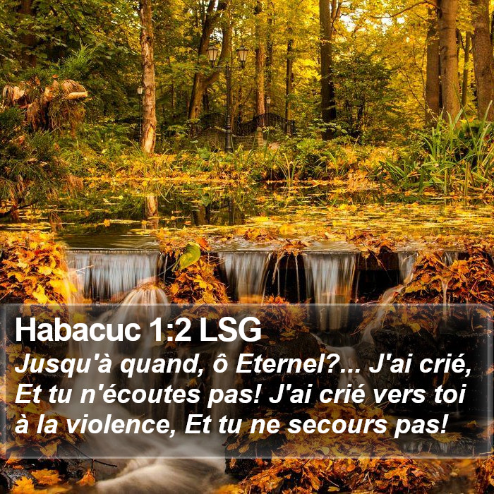 Habacuc 1:2 LSG Bible Study