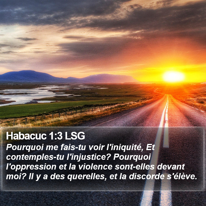 Habacuc 1:3 LSG Bible Study